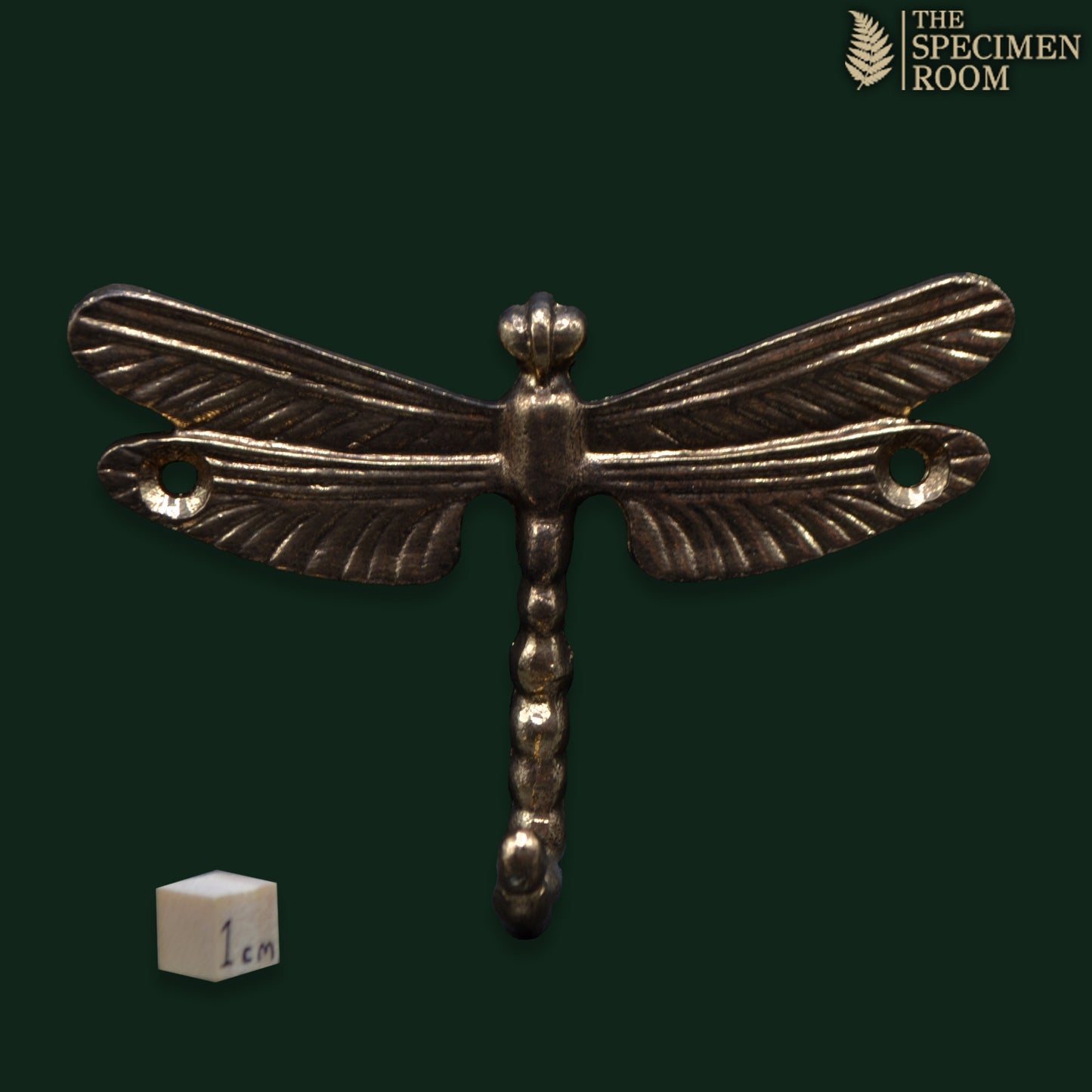 Antique Brass Dragonfly Wall Hook